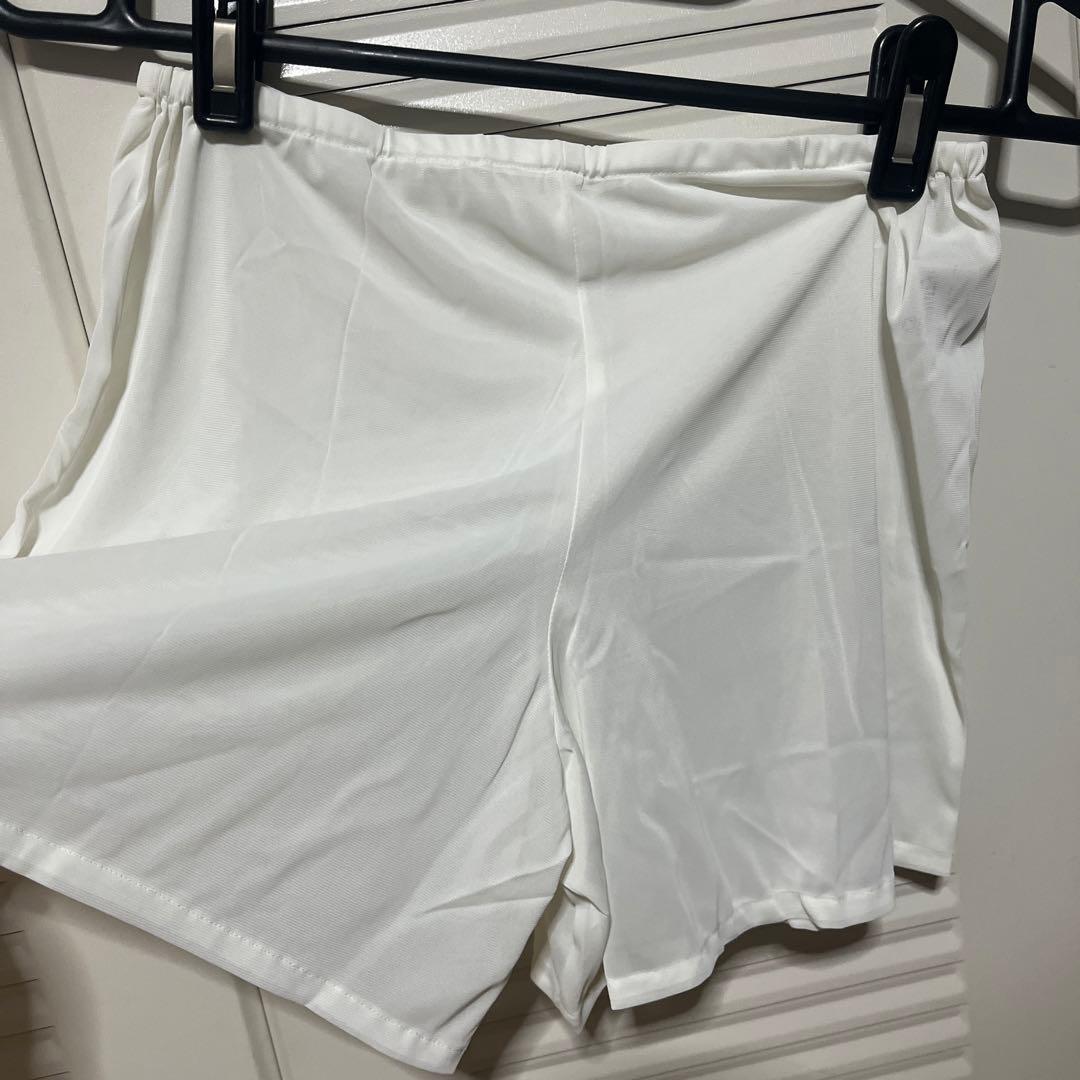 23GOLF プリーツスカート ホワイト/レッドチェック