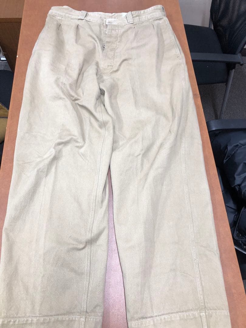 実物　フランス軍m52 チノパン　35サイズ　名作