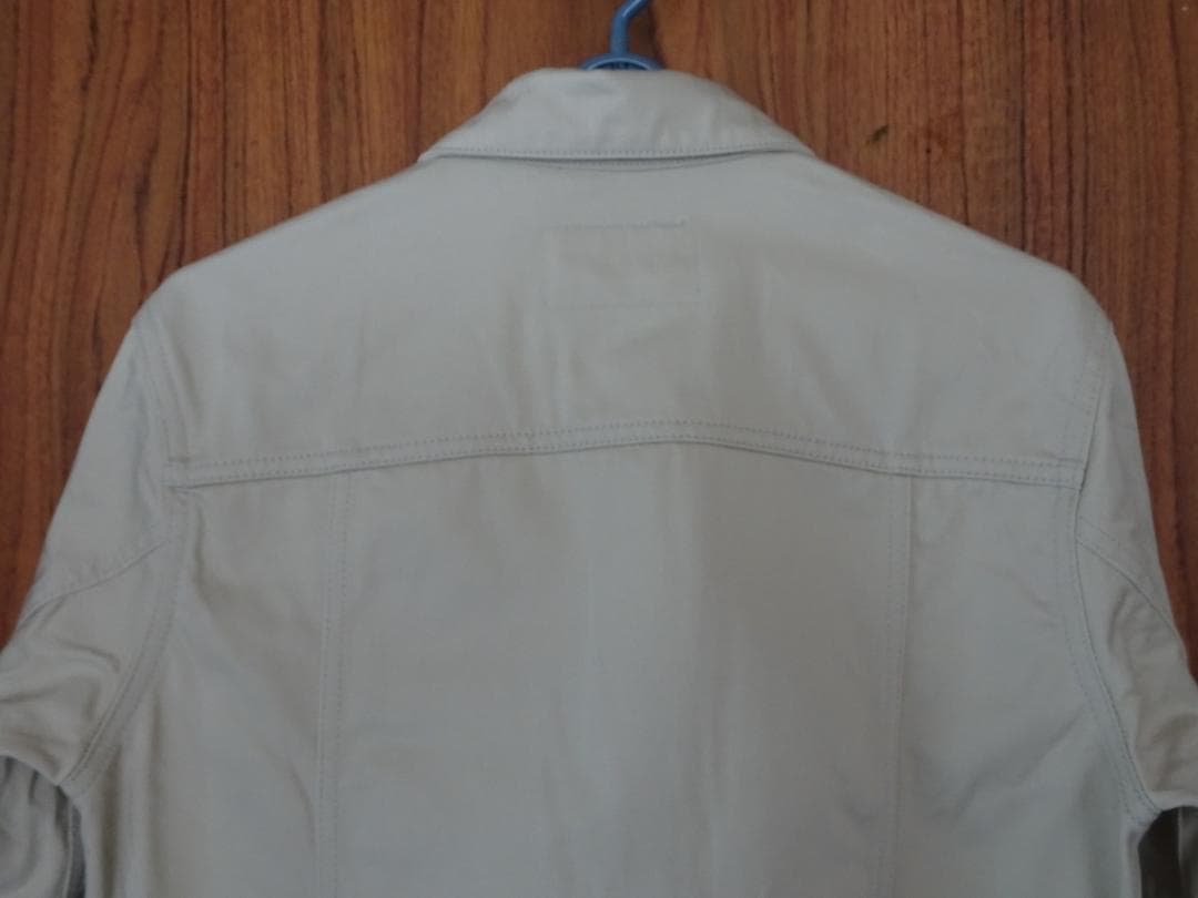 【fmlll651】Jeanik サテン XS ベージュ 3rd Gジャン