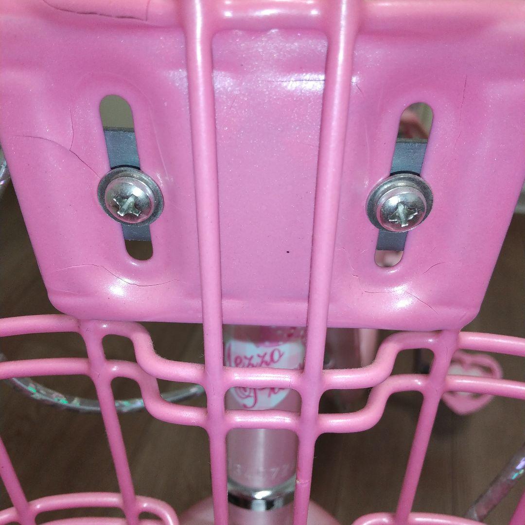 メゾピアノ 子供用自転車 18インチ ピンク ハートデザイン - メルカリ