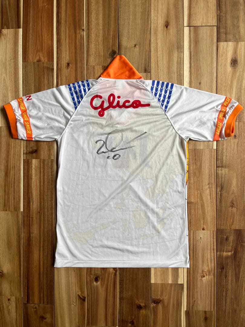 超激レア清水エスパルス初期ユニフォーム澤登正朗サイン付き