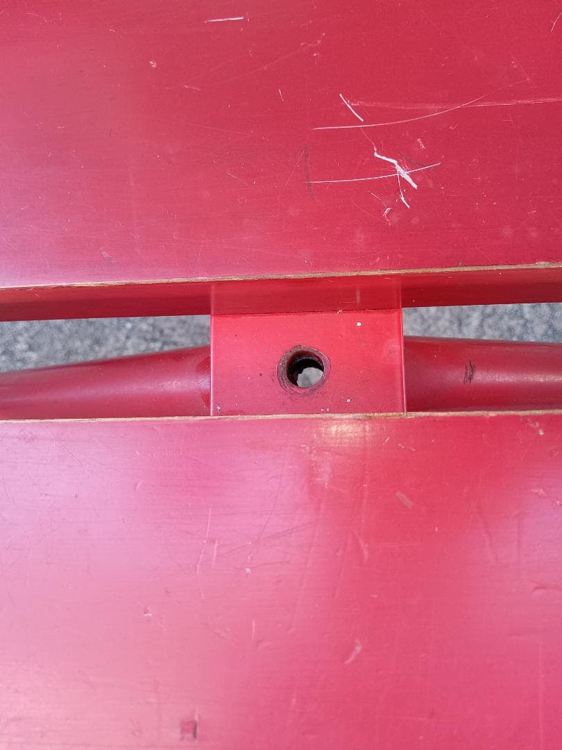 引き取り限定　コカコーラ 木製ベンチ