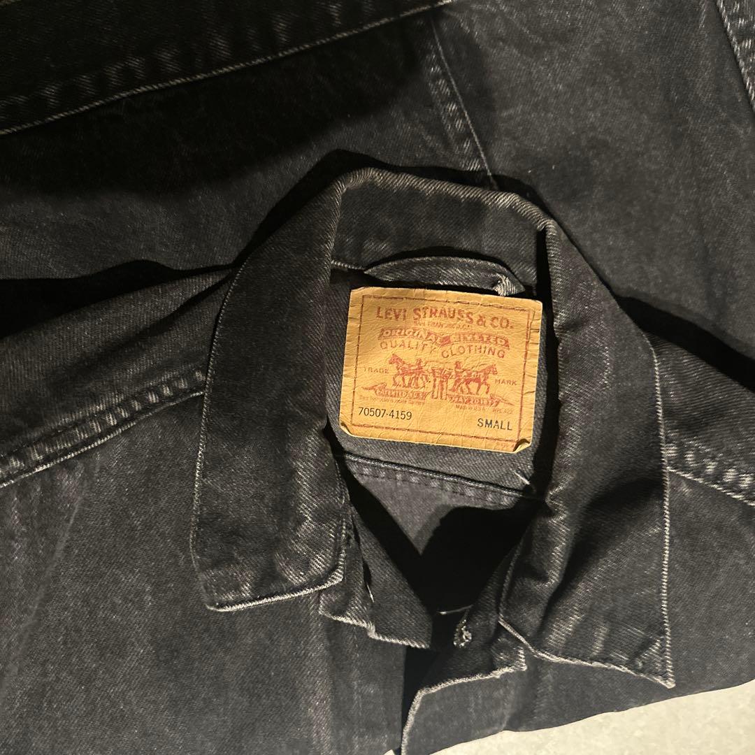90’s Levi’s 70507 4159 Smallブラック デニム
