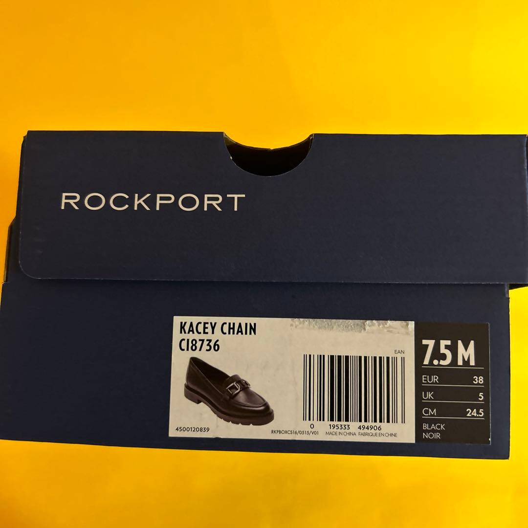 ROCKPORT ブラックローファー