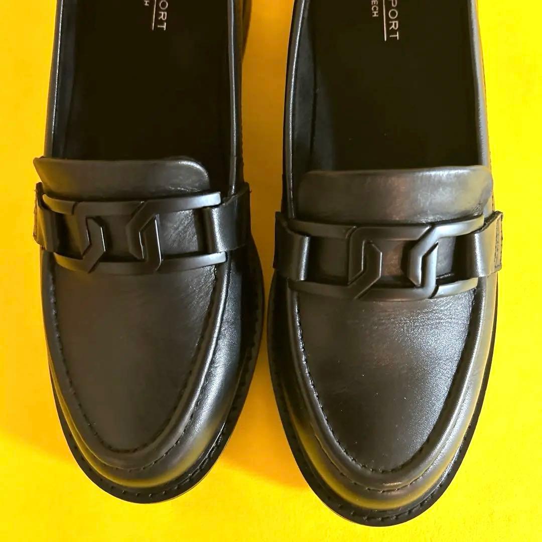 ROCKPORT ブラックローファー