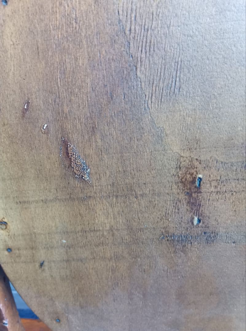 木製オーバル型ドレッサー・鏡台　レトロ　ヴィンテージ