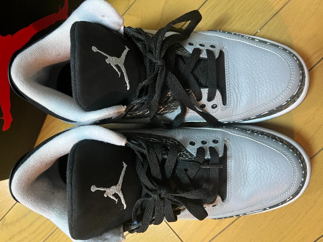 シューズ(男性用) Nike Air Jordan 3 Retro \"Wolf Grey\" 27.5