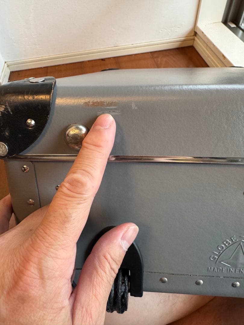 グローブトロッター　キャリーオン　イタリアcorso comoコラボグレイ