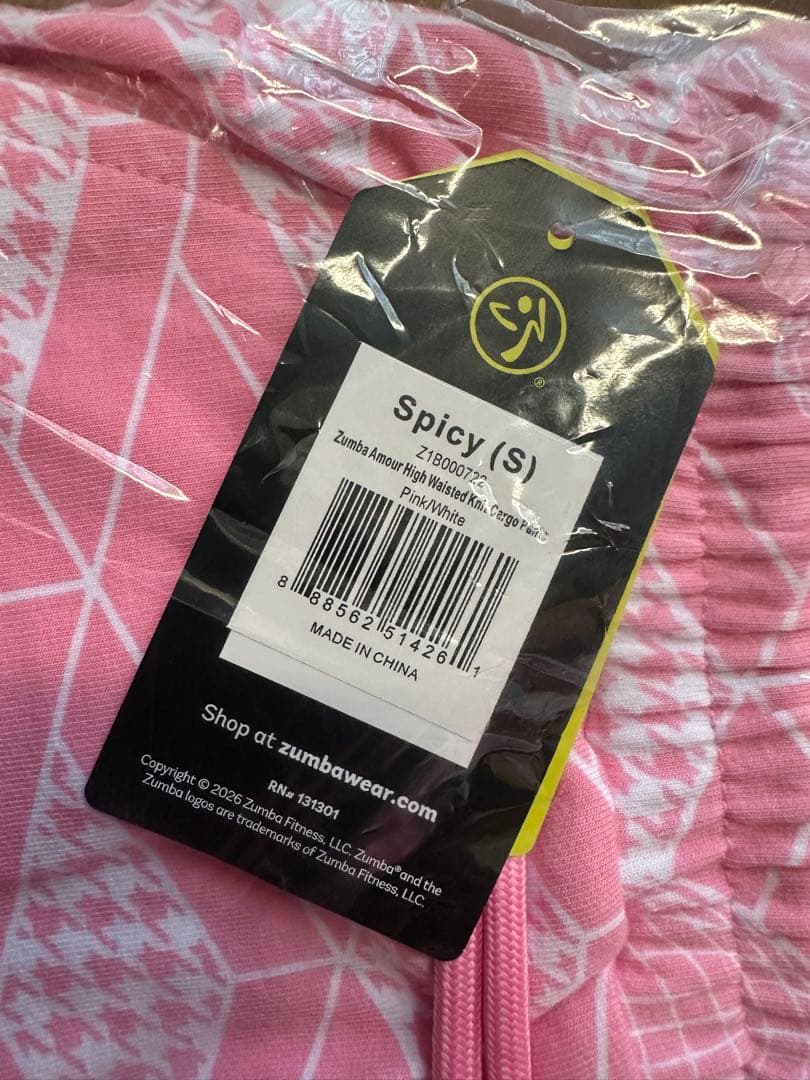 新品　正規品　ズンバ　 S バレンタイン　パンツ