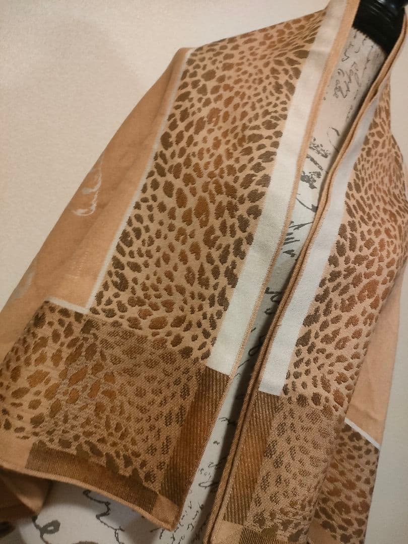 57 超美品　イヴサンローラン　ひざ掛け　大判ストール