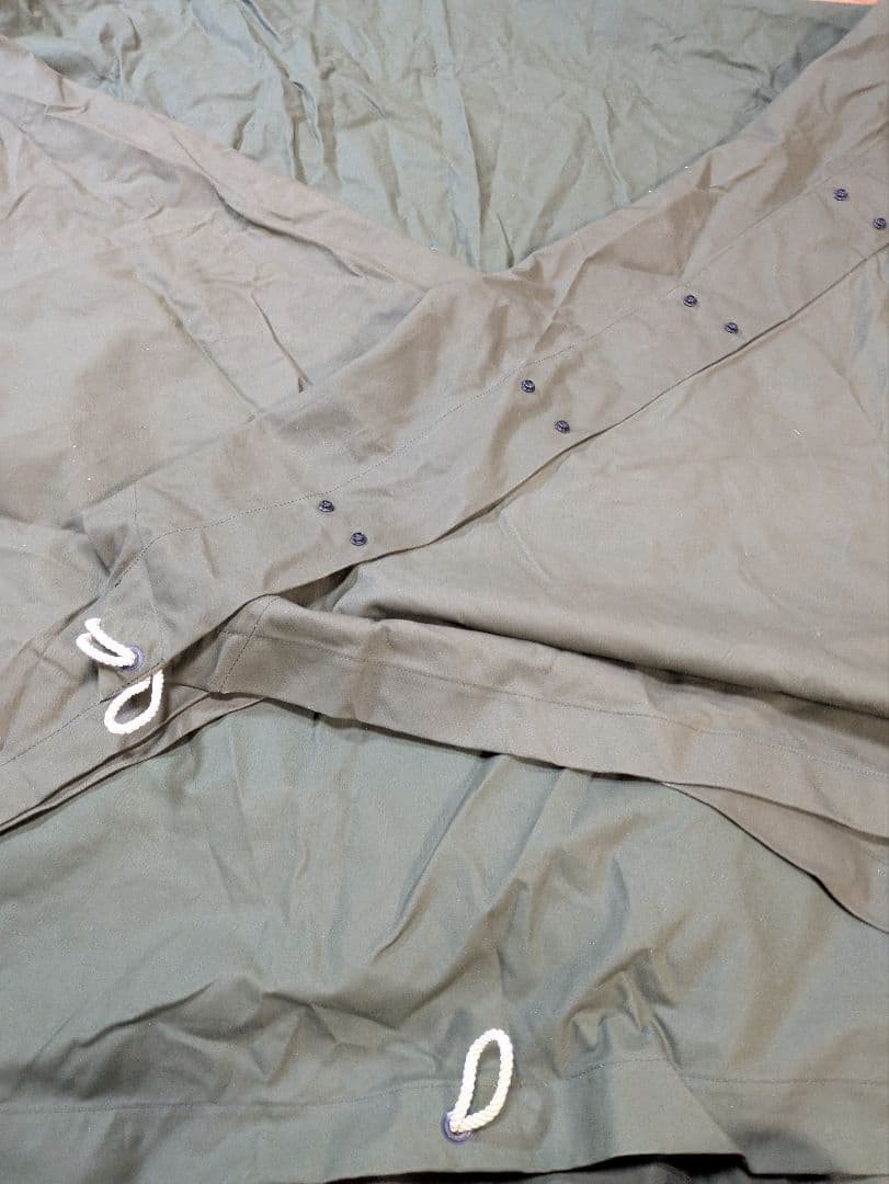 03年製　USパップテント　ジッパー加工済み　2枚組　軍幕　極美品