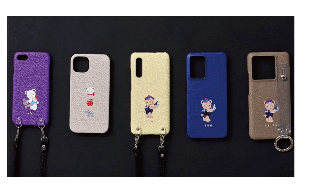 Familiar スマホケース キャラクター付き