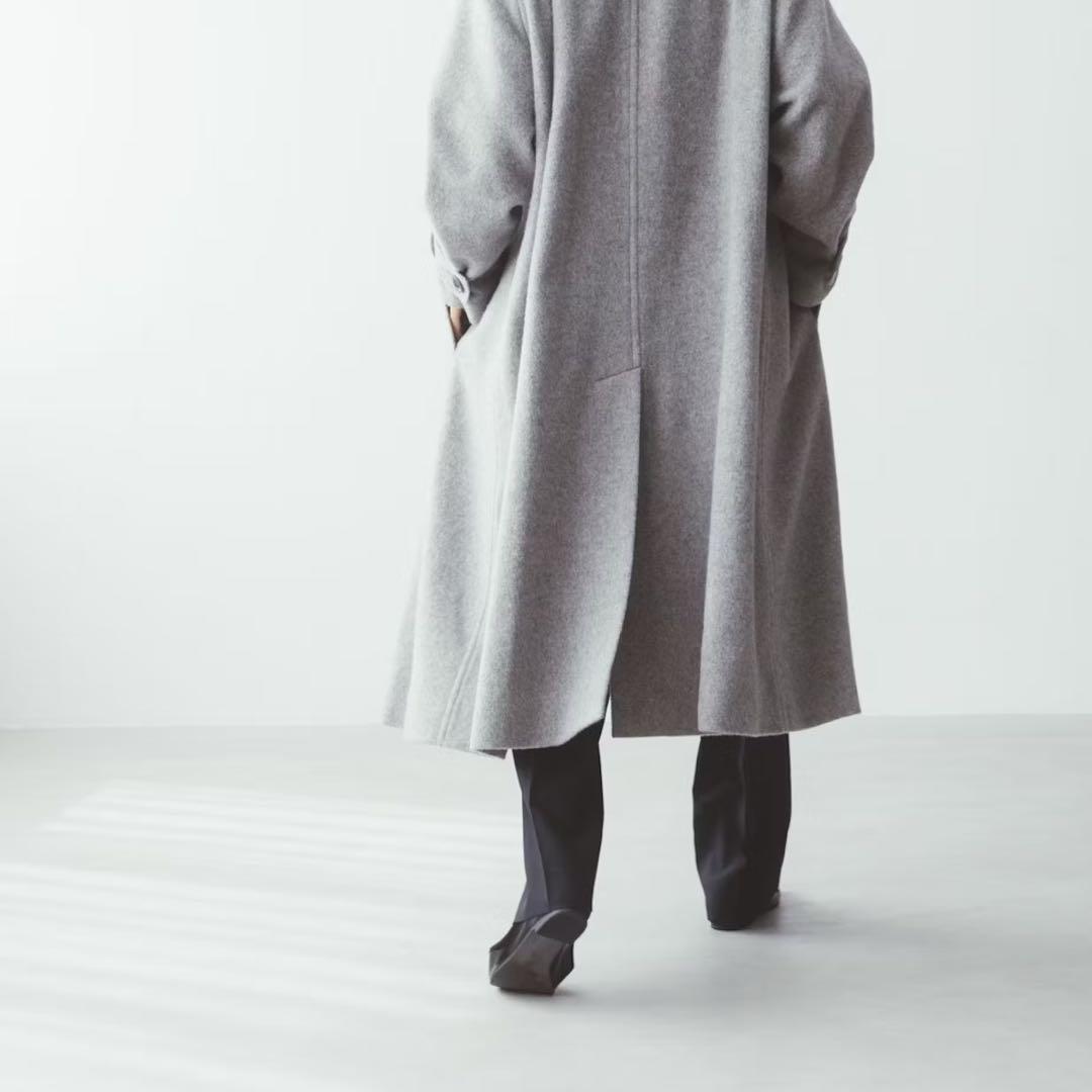 北欧暮らしの道具店 かろやかに揺れるウールロングコート ウォーム