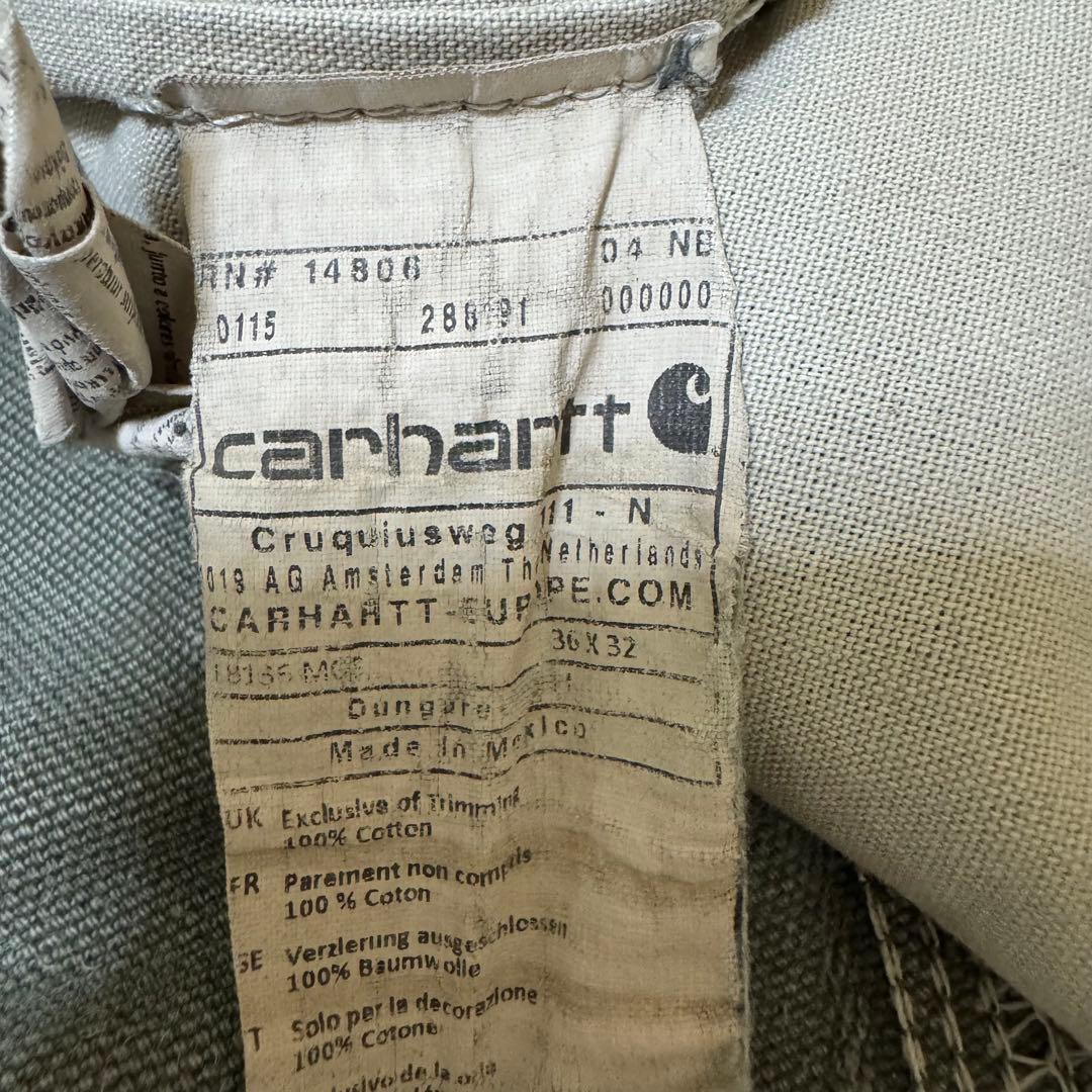 carhartt ダブルニー　モスグリーン　mos ペインターパンツ　W36
