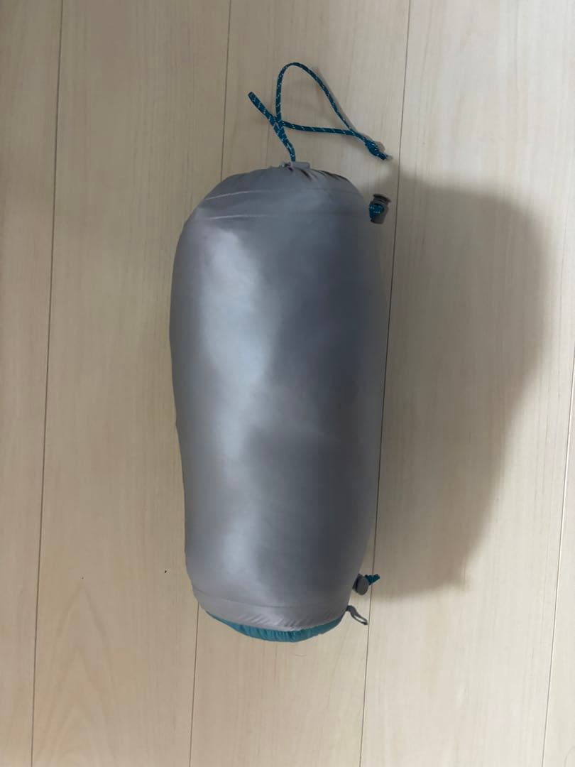 mont-bell ダウンシュラフ 3 ターコイズ/ワイン 収納袋付き