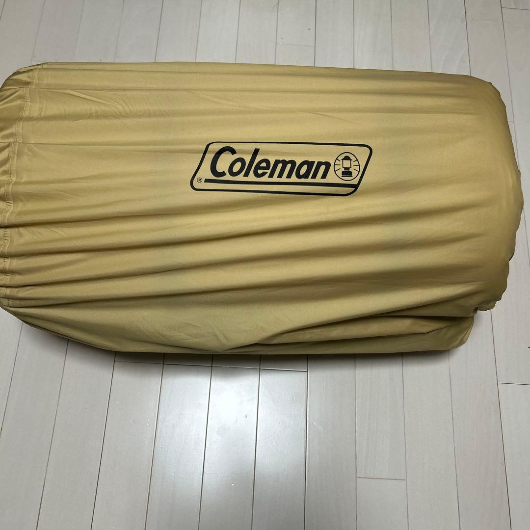 美品　Coleman ダブル　スリーピングマット ベージュ　ハイピーク