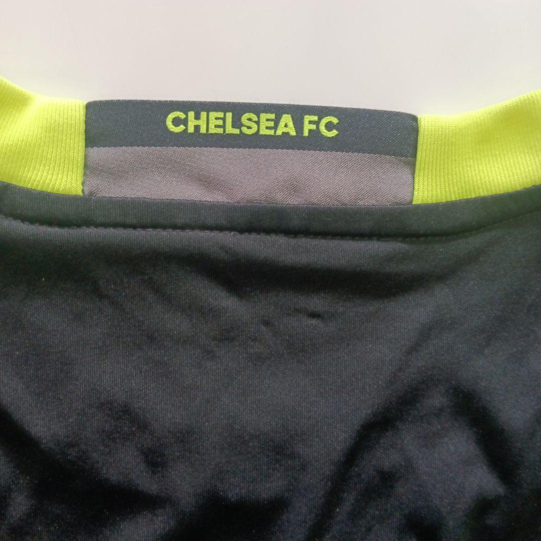 CHELSEA adidas シャツ ブラック/ライムLサイズ