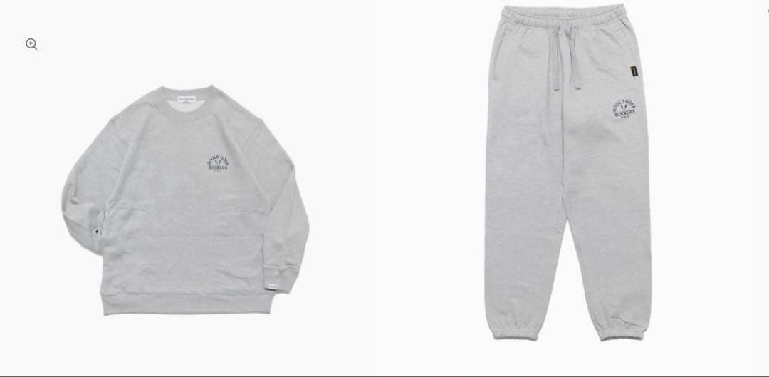 メンズウェア GOOLD GOLF ROCKERS CREW NECK SET GRAY XL