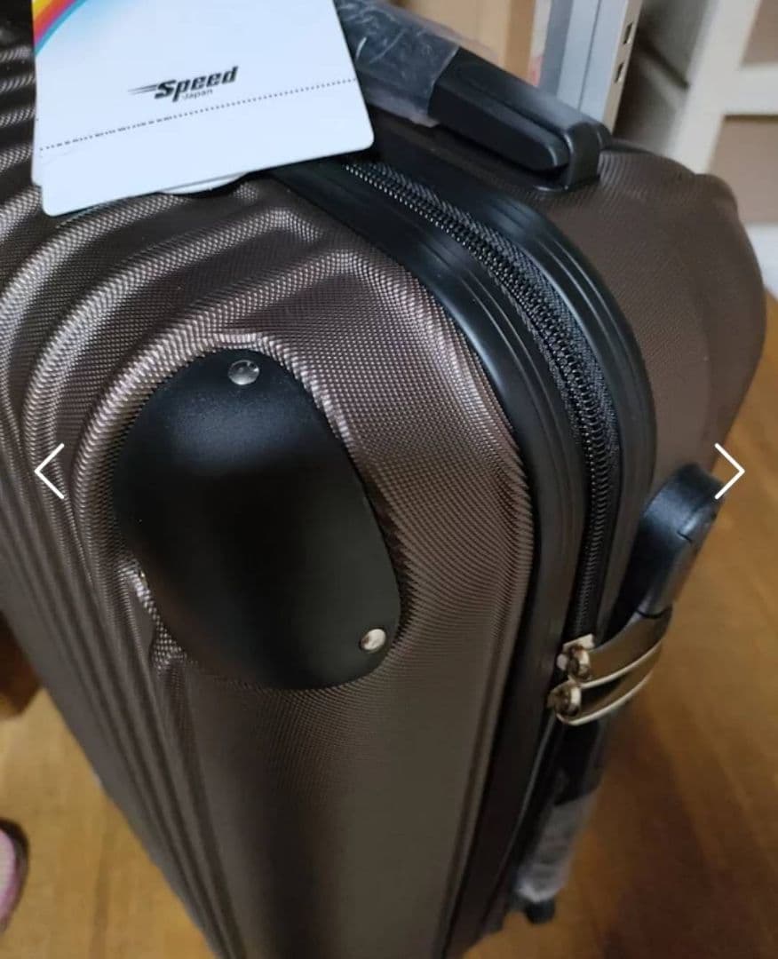 大容量　軽量　スーツケース 本体　高品質　Lサイズ　XLサイズ ブラウン