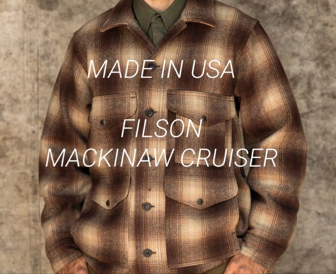極美品 限定 FILSON シングルマッキーノ マッキーノクルーザー