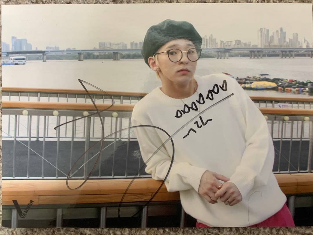 ヘソンサイン入り　写真&カードセット