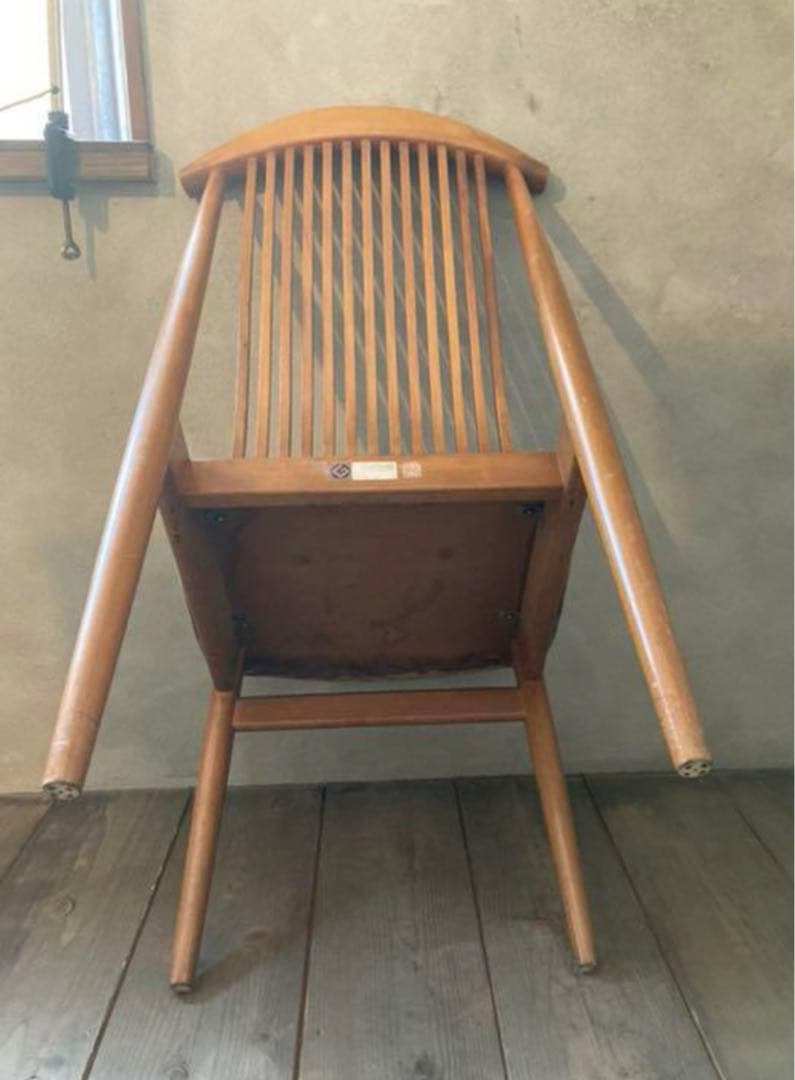 飛騨産業 キツツキ 葭原基 ブナ無垢材 椅子・チェア