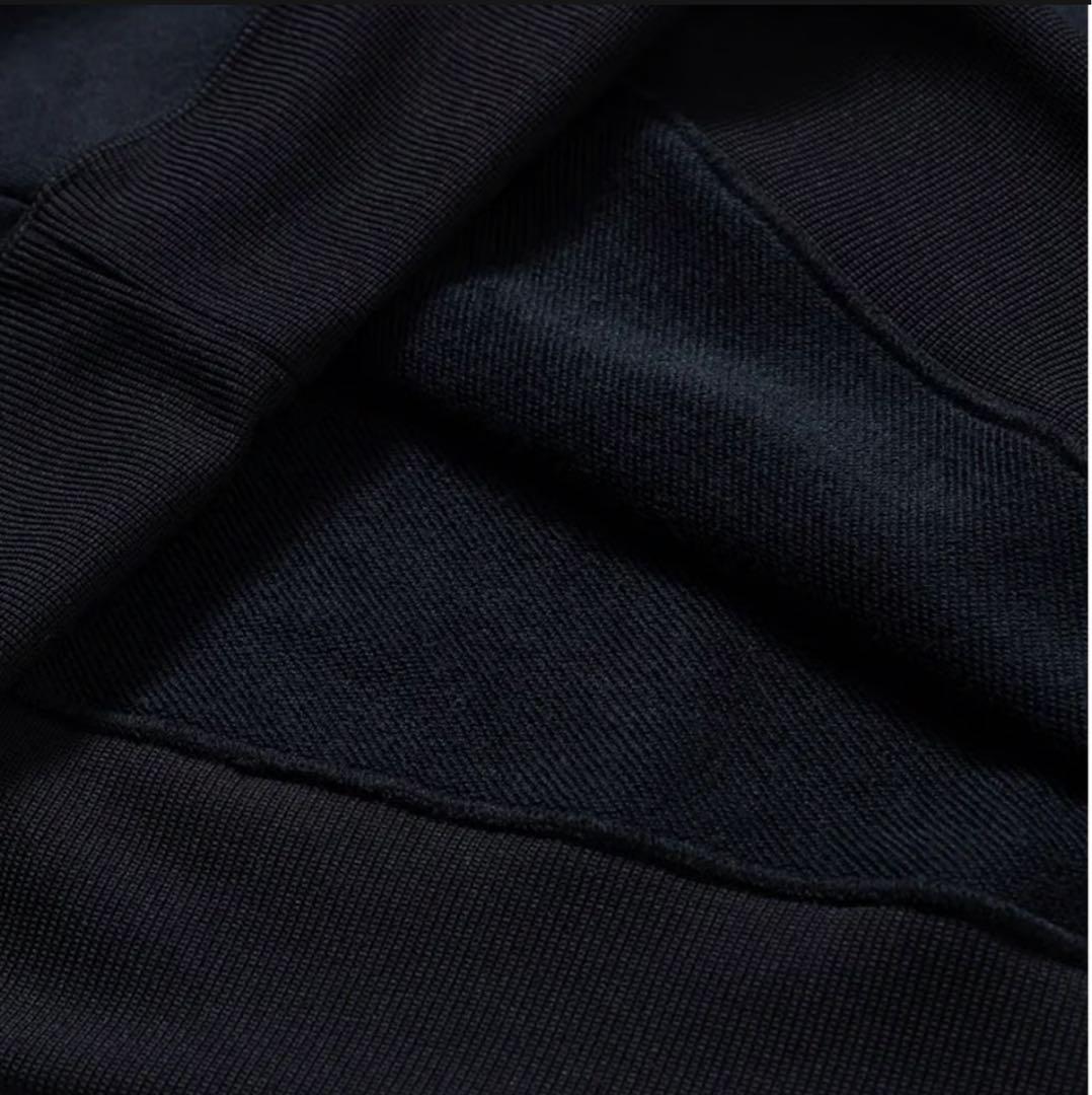 FIDES × CLUBHAUS Logo Parka - Black