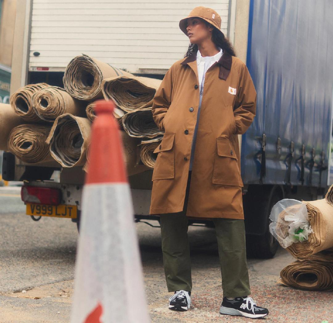 限定コラボ　未使用　Carhartt Wip × マッキントッシュ　マックコート