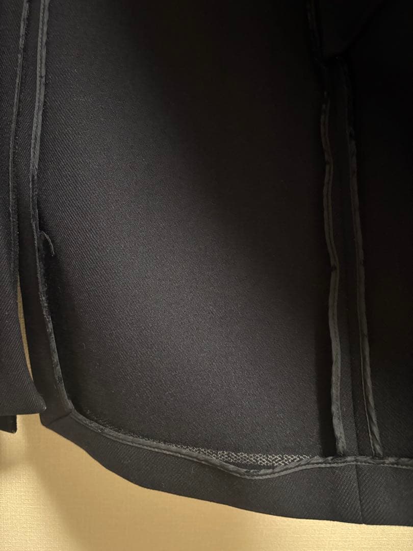 PRADA プラダ 古着 ネイビー ステンカラーコート メンズ