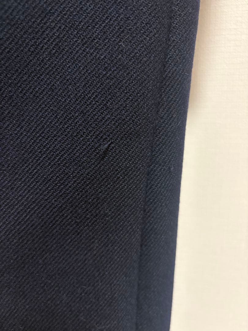 PRADA プラダ 古着 ネイビー ステンカラーコート メンズ