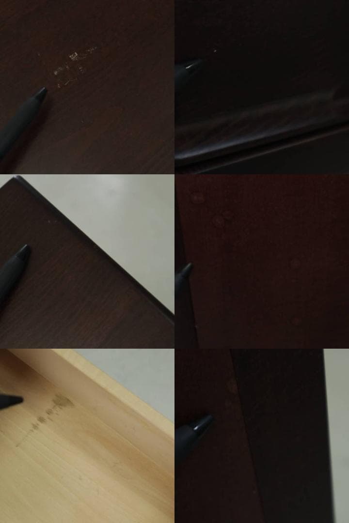 カリモク家具 キャビネットタイプ スリッパラック 5段 電話台 引き出し付き