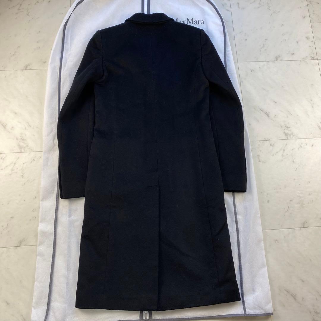 現行タグ◎GUCCI グッチ チェスターコート ウール ブラック 黒 近年