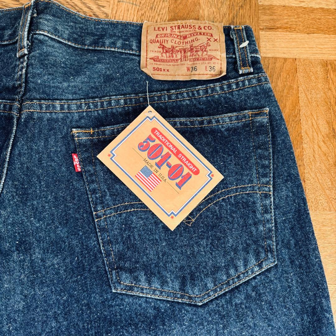＊はるか＊OI8 Levi’s 501XX USA製 濃紺 リジッド