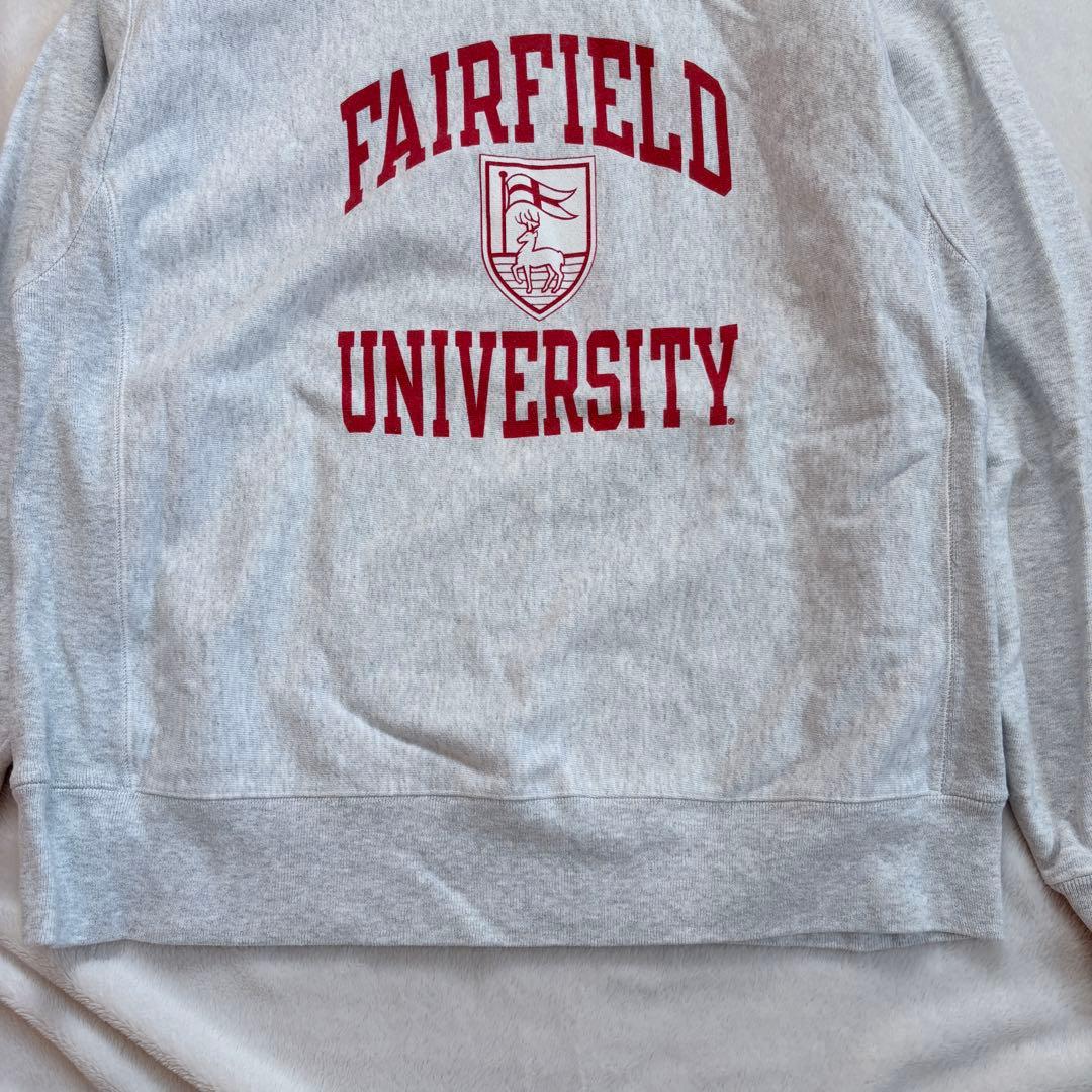 Champion チャンピオン リバースウィーブ グレー カレッジプリント