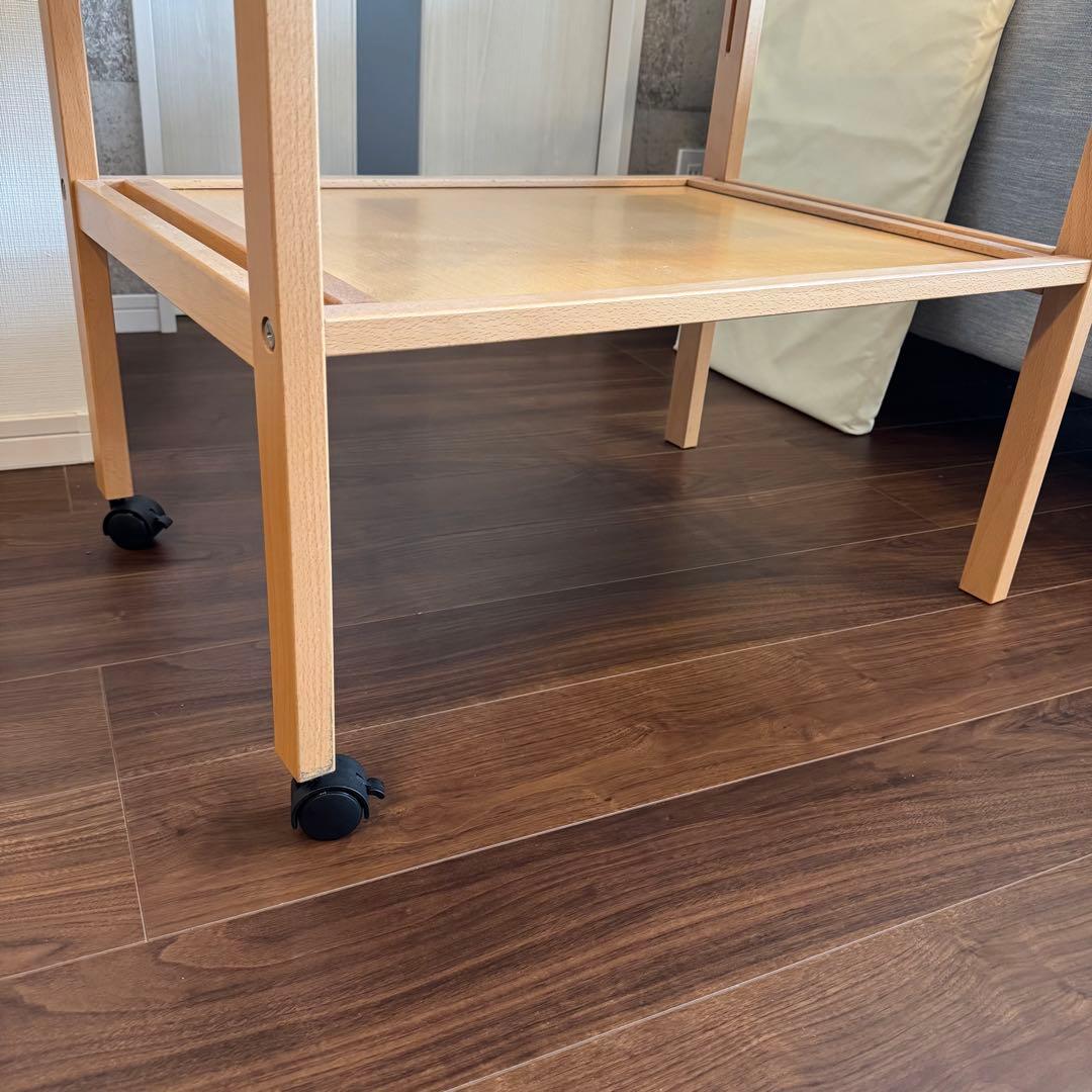 サワベビー おむつ替え台　ビニールレザーマット付 ナチュラル　澤田工業