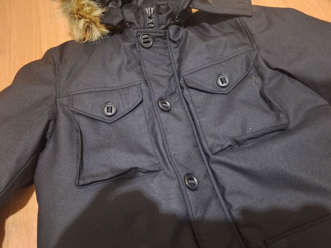 超美品　希少LL THE SHOP TK 肉厚極暖ダウン黒艶　汚れ無しほぼ新品