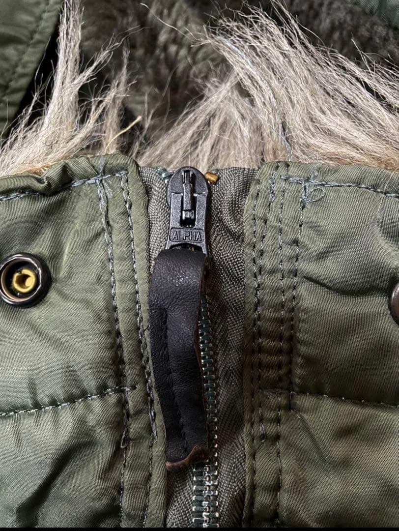 80s USA製 ALPHAアルファ N-2B フライトジャケットY2K