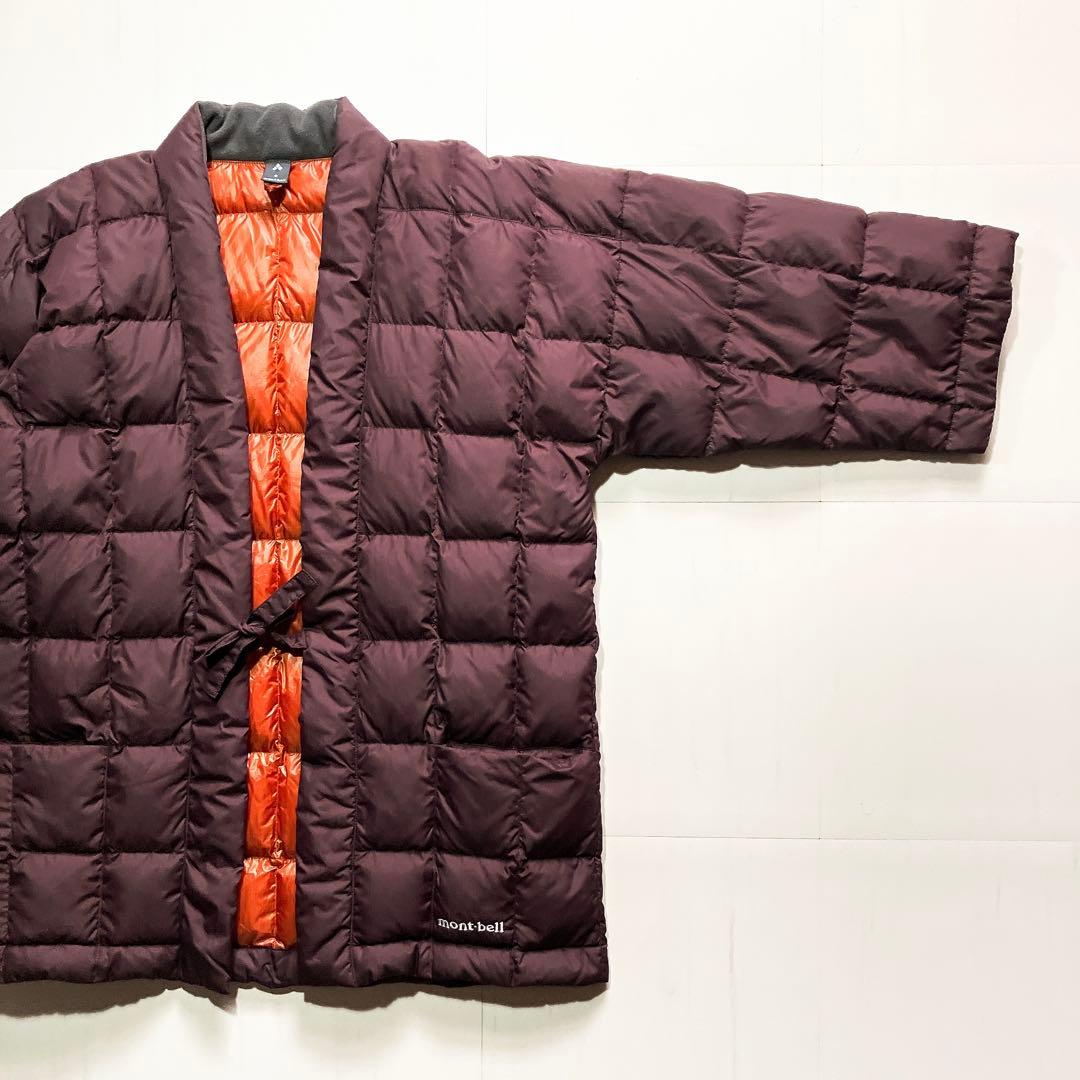 montbell モンベル ダウンハンテン ワインレッド S 男女兼用 【美品】