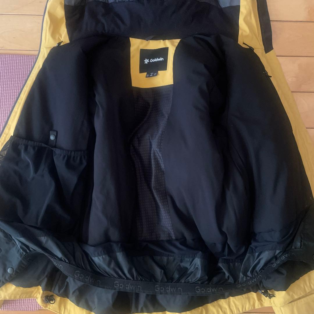 Goldwin イエロージャケット フード付き