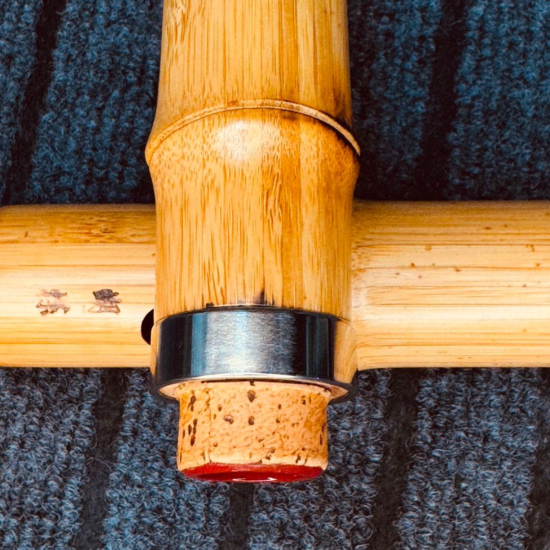 尺八 高級合竹曲管 蝴蝶 1尺4寸管(F♯)