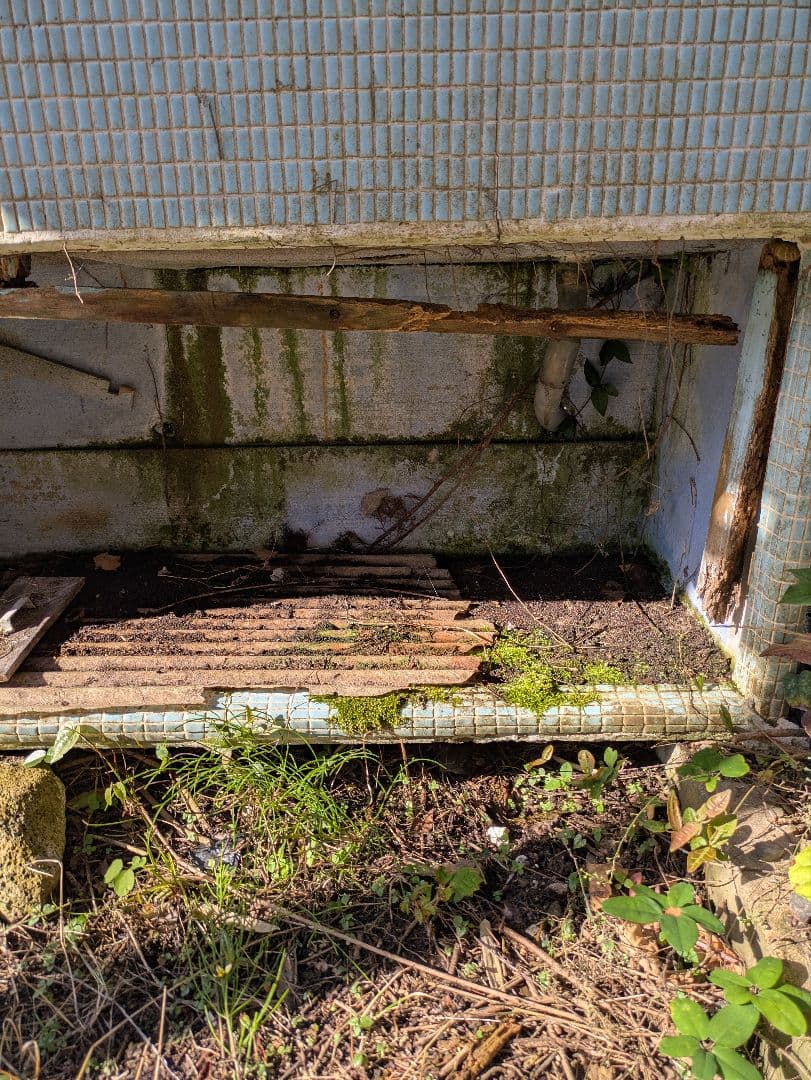 とみー【昭和レトロ】新日光　タイル流し台　　現状渡し