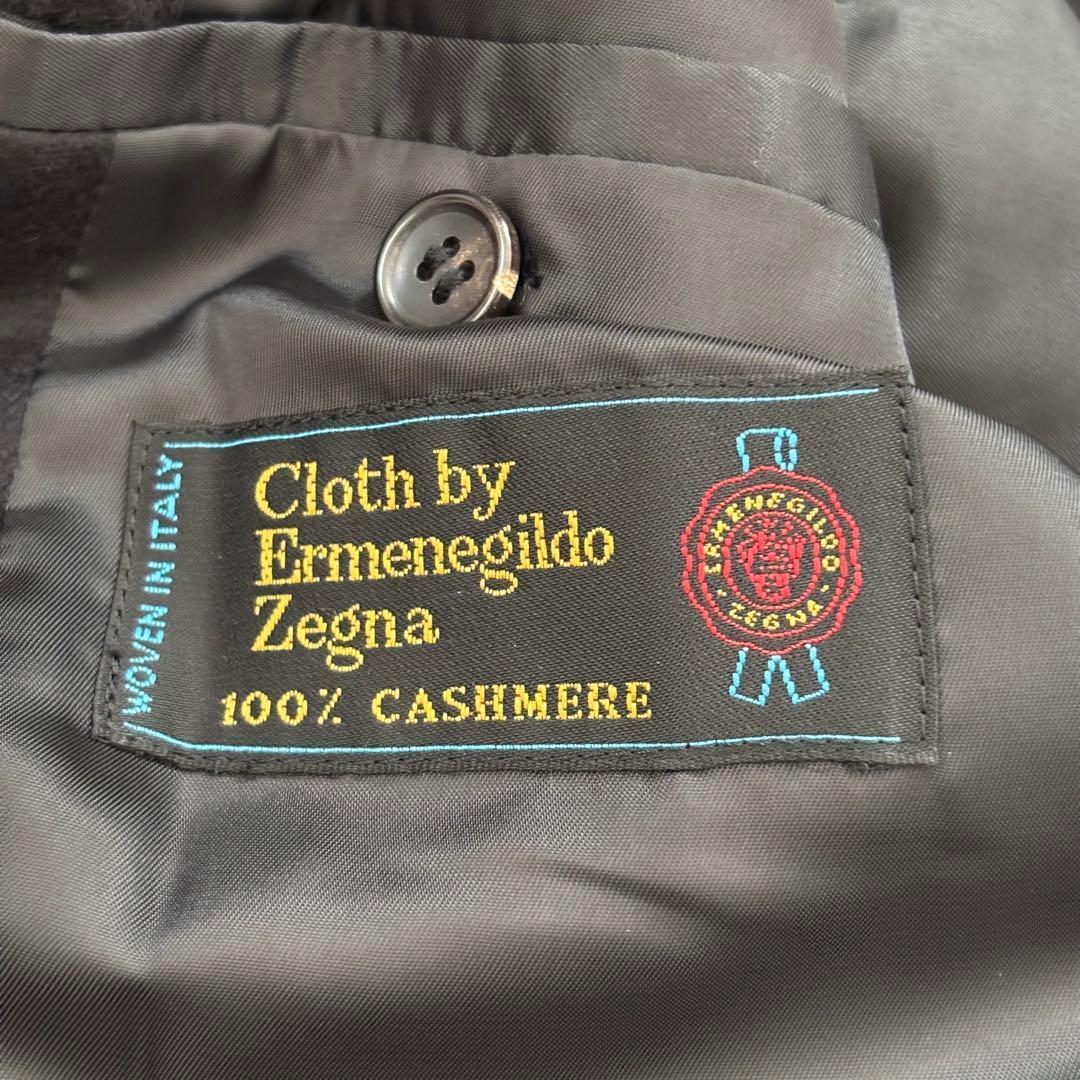 イプレスタ×エルメネジルドゼニヤ カシミヤ100 ロングコート メンズMブラック