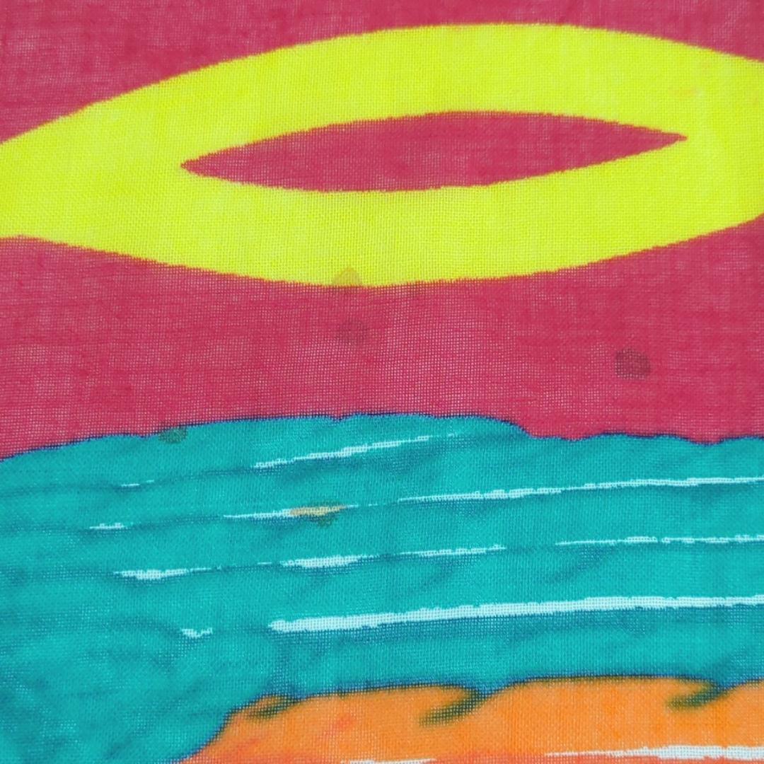 エルメス 大判ストール ショール コットン オウム柄 鳥柄 レッド×ブラック系