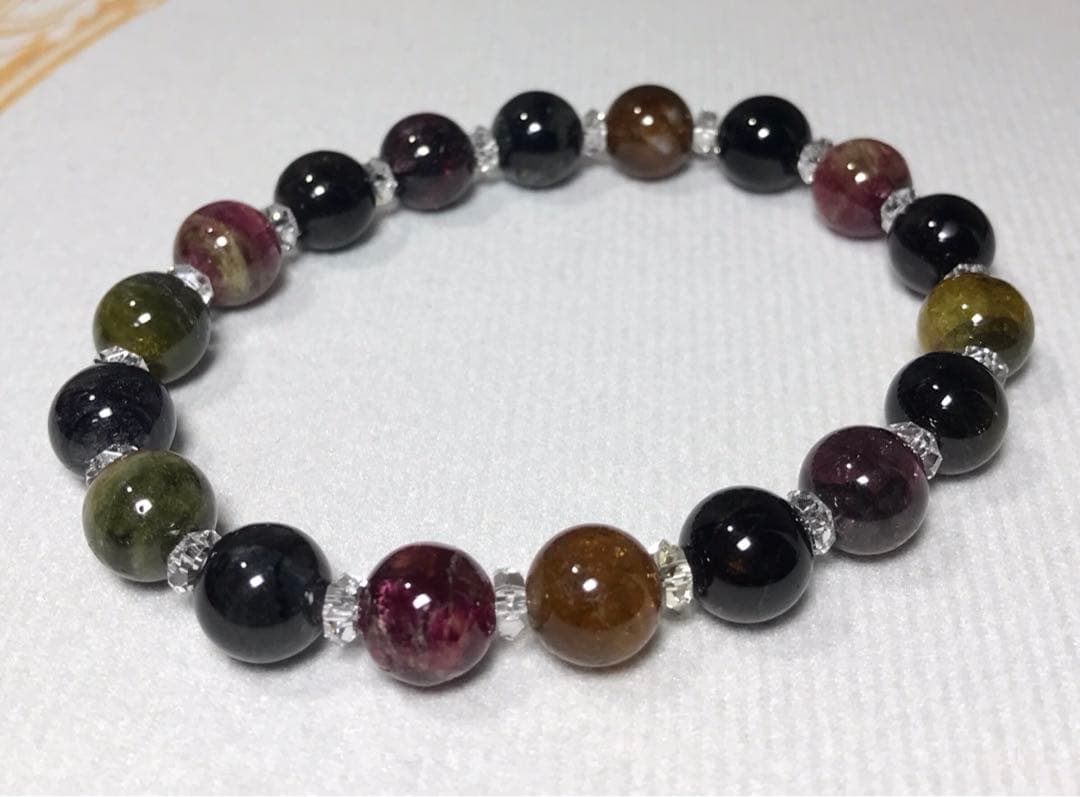 【１点物】キャッツアイ トルマリン　天然石 ブレスレット