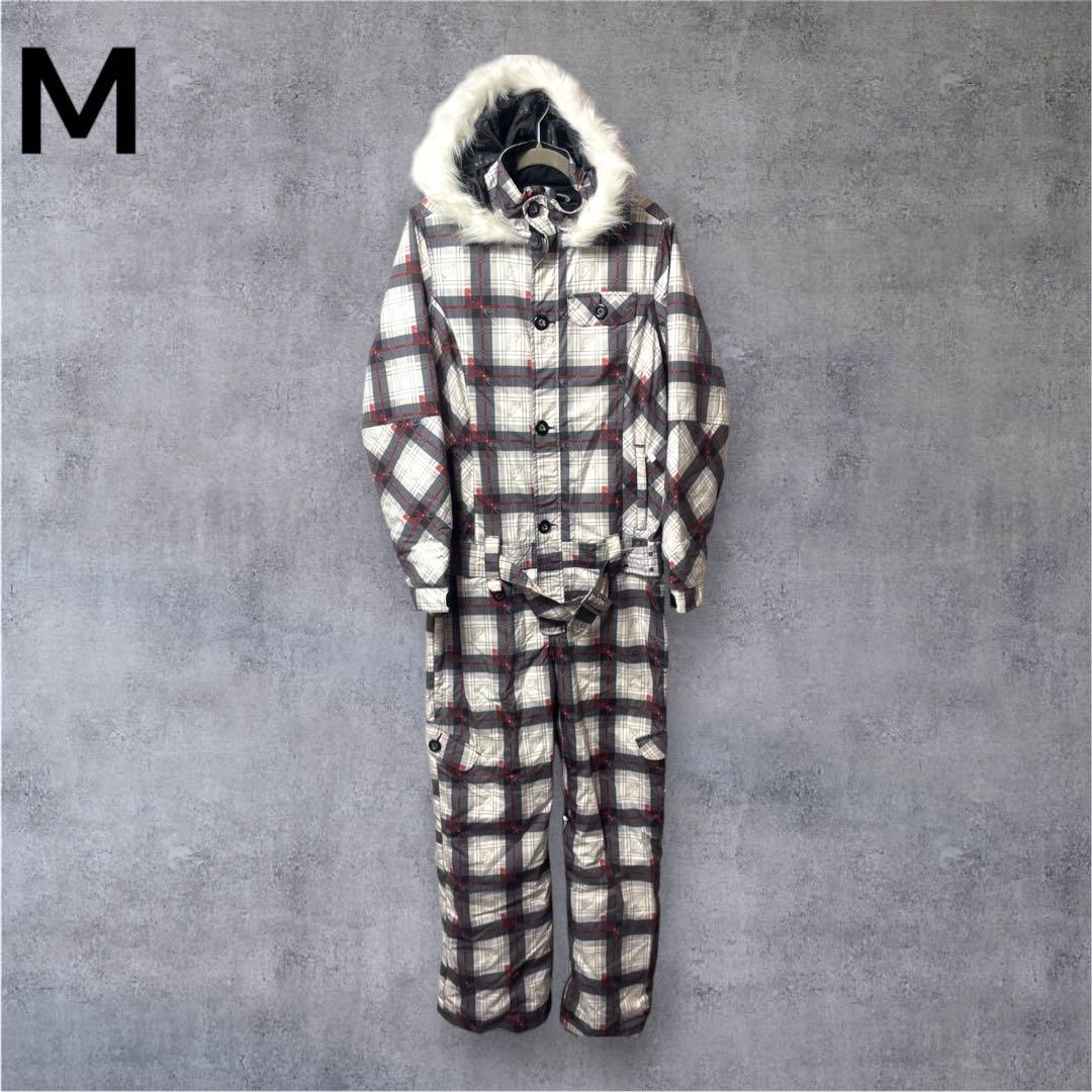 ROXY スノーボードウェア スキーウェア M ツナギ