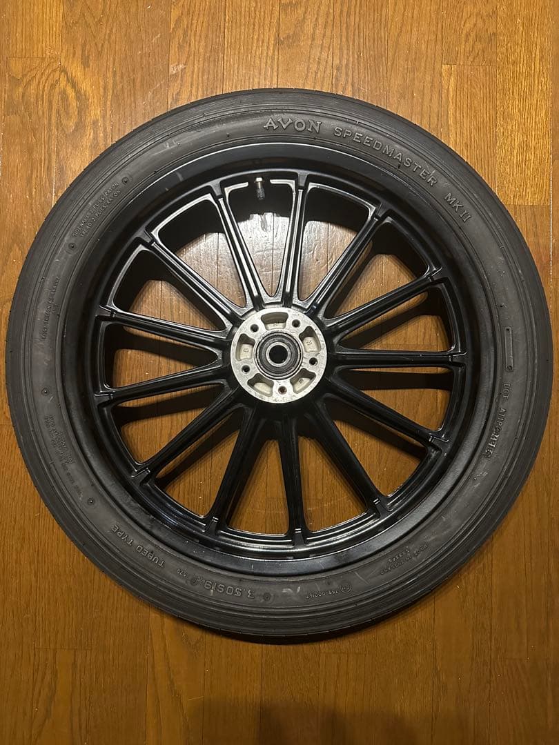 ハーレー純正13本キャストホイール前後　ダイナスポスタ