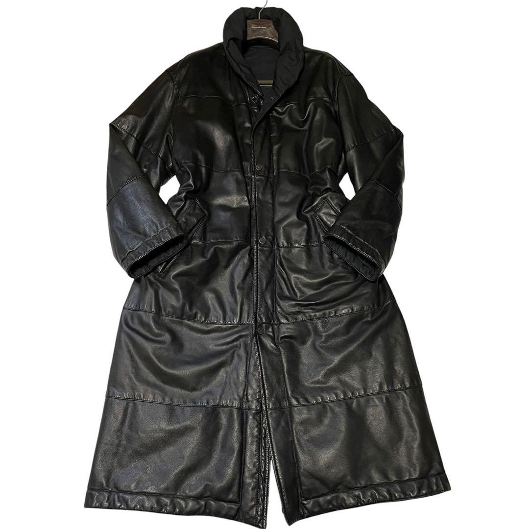 Salvatore Ferragamo フェラガモ　レザーコート　ロングコート