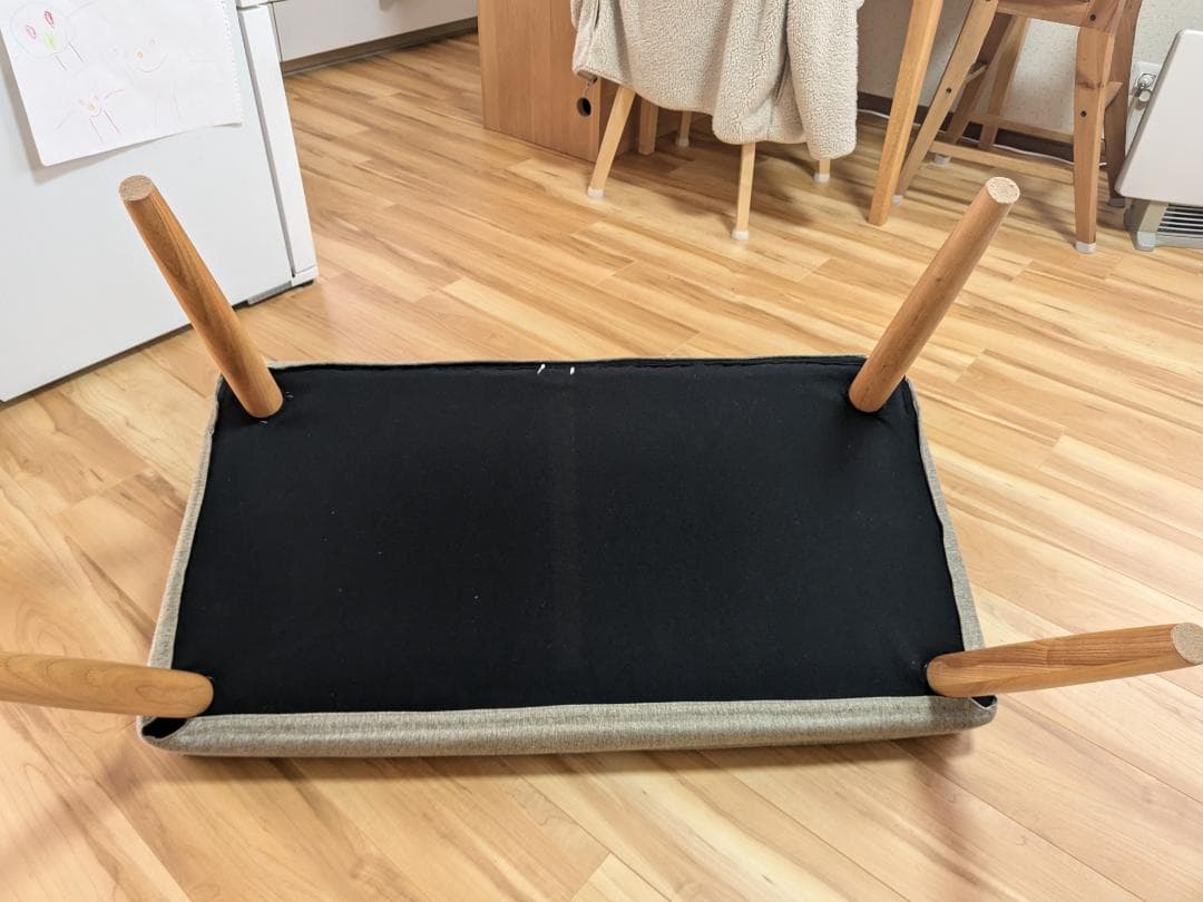 B-company ダイニング　ベンチ　椅子　ベージュ