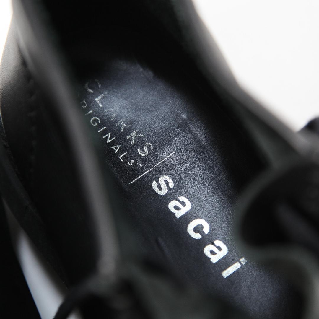 美品 sacai x Clarks 23SS ハイブリッド ワラビーブーツ 42
