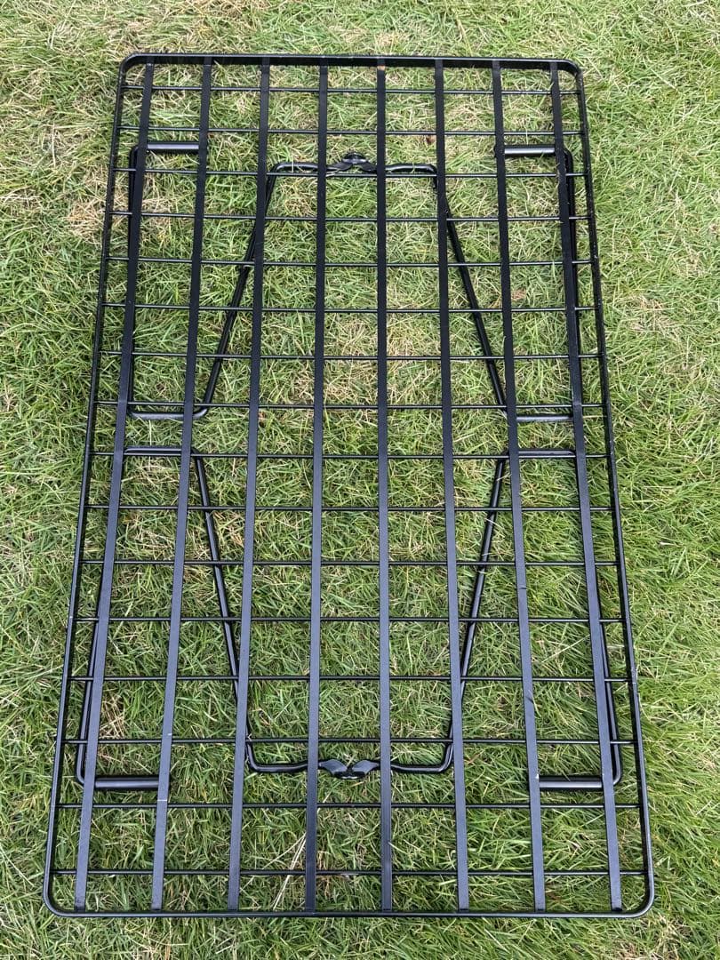 ユニフレーム　焚き火テーブル、フィールドラック2個、ステンレス天板、収納袋セット